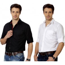 Deals, Discounts & Offers on Men Clothing - Top Notch Men's Solid Casual Shirt