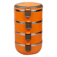 Deals, Discounts & Offers on Accessories - Hengli 4 Layered Steel Lunch Box offer