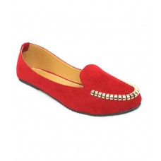 Deals, Discounts & Offers on Foot Wear - Royal Indian Exposures Red Ballerinas
