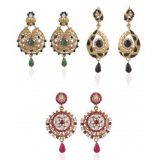 Deals, Discounts & Offers on Earings and Necklace - I Jewels Multi Style Diva Combos Earrings