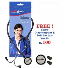Deals, Discounts & Offers on Health & Personal Care - Healthgenie Dual Aluminum Non Chill Stethoscope at 72% OFF