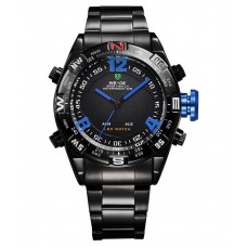 Deals, Discounts & Offers on Men - Weide Black Analog And Digital Casual Watch