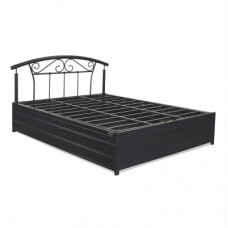 Deals, Discounts & Offers on Furniture - FurnitureKraft Metal Queen Bed With Storage