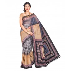 Deals, Discounts & Offers on Women Clothing - Flat 60% off on Korni Gray Polycotton Saree