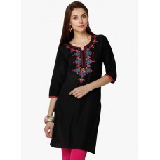 Deals, Discounts & Offers on Women Clothing - Embroidered Kurti