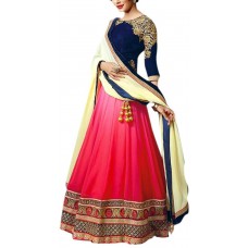 Deals, Discounts & Offers on Women Clothing - Vibhu Darshan Enterprise Women's Georgette Lehenga 