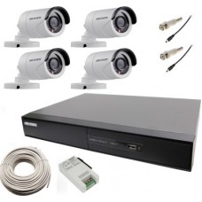 Deals, Discounts & Offers on Cameras - Hikvision Hybrid Video Recorder 4 Channel Home Security Camera