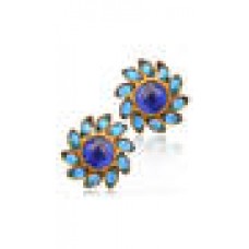 Deals, Discounts & Offers on Women - Adiva Blue Copper Earrings offer