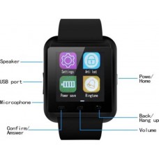 Deals, Discounts & Offers on Accessories - KOKO U8 Black Smartwatch at 77% offer