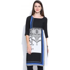 Deals, Discounts & Offers on Women Clothing - W Printed Women's Straight Kurtas at 50% offer