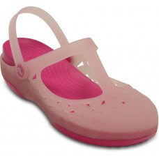 Deals, Discounts & Offers on Foot Wear - Crocs Carlie MJ Flower Women Clogs at 55% offer