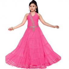 Deals, Discounts & Offers on Women Clothing - Flat 60% off on Mid Age Self Design Net Fabric Party Wear Ball Gown 