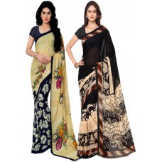 Deals, Discounts & Offers on Women Clothing - Flat 55% off on KASHVI SAREES Printed