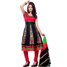 Deals, Discounts & Offers on Women Clothing - Flat 88% off on Cenizas embroidered Semi Stich Salwar Suit Duptta