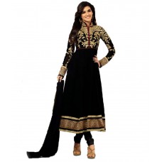 Deals, Discounts & Offers on Women Clothing - Flat 61% off on Fashion Georgette Semi Stitched Suit