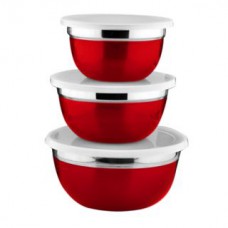 Deals, Discounts & Offers on Home & Kitchen - Flat 78% off on 3 Pcs Lid Bowl Set