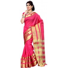 Deals, Discounts & Offers on Women Clothing - Mimosa Solid Kanjivaram Silk Sari at 68% offer