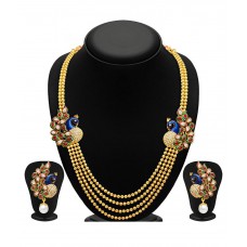 Deals, Discounts & Offers on Women - Sukkhi Alloy Gold Plated Kundan Necklace Set at 85% offer
