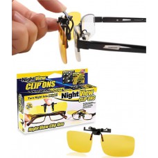Deals, Discounts & Offers on Car & Bike Accessories - Flat 60% off on Night Vision Clip On Driving Glasses