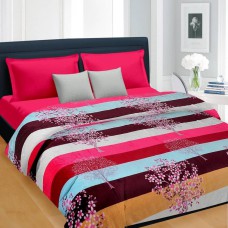 Deals, Discounts & Offers on Accessories - Cortina Floral Double Blanket at 40% offer