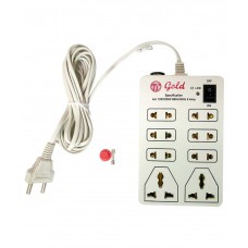 Deals, Discounts & Offers on Accessories - Flat 49% Offer on 8 socket Surge protector