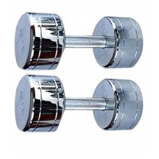 Deals, Discounts & Offers on Health & Personal Care - Flat 63% Offer on Iris Steel Chrome Dumbells