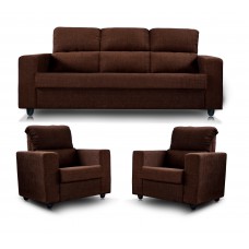 Deals, Discounts & Offers on Furniture - Flat 59% off on Zas Five Seater Fabric Sofa Set 3+1+1