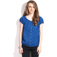 Deals, Discounts & Offers on Women Clothing - Flat 50% off on W Casual Short Sleeve Solid Women's Top