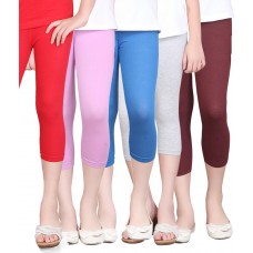 Deals, Discounts & Offers on Kid's Clothing - Flat 68% off on Sinimini Combo of 5 Multicolor Cotton Tights