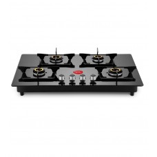 Deals, Discounts & Offers on Home & Kitchen - Pigeon Auto Ignition HOB TOP 4 Forged Brass Burner Gas Stove at 24% Offer