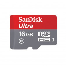 Deals, Discounts & Offers on Mobile Accessories - Flat 31% off on SanDisk Ultra 16GB microSDHC Class 10 Memory Card 