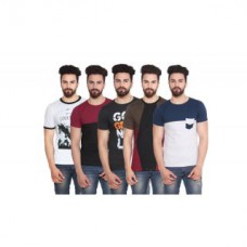 Deals, Discounts & Offers on Men Clothing - Flat 72% off on Stylogue Mens Casual Tshirt