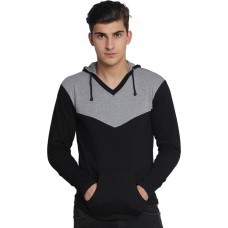 Deals, Discounts & Offers on Men Clothing - Flat 62% off on Bigidea Solid Hooded-Shirt