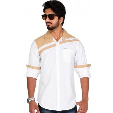 Deals, Discounts & Offers on Men Clothing - Rapphael Men's Solid Casual White Shirt at 51% offer