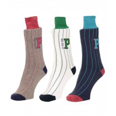 Deals, Discounts & Offers on Accessories - U.S. Polo Assn. Men's Flat Knit Crew Socks - 3 Pair Pack at 37% offer