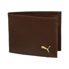 Deals, Discounts & Offers on Accessories - Puma Brown Leather Wallet at 73% offer