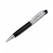 Deals, Discounts & Offers on Accessories - Crystal Pen Black Crystal Ball Pen at 71% offer