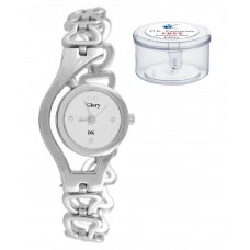 Deals, Discounts & Offers on Accessories - Glory Silver Metal Analog Watch at 47% offer