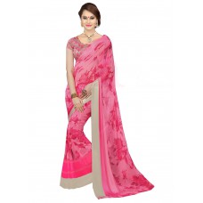 Deals, Discounts & Offers on Women Clothing - Flat 855 off on Ishin Women's Georgette Saree