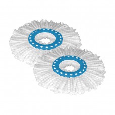 Deals, Discounts & Offers on Home Appliances - Flat 38% Offer on Primeway 360 Rotating Magic Spin Premium Microfiber Mop Head Refill only, 2 Pcs Set