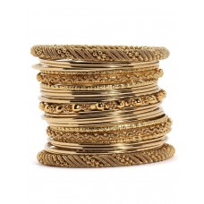 Deals, Discounts & Offers on Women - Flat 65% Offer on Bindhani Traditional Wedding Gold-Plated Bangles Bracelets Set For Women 