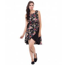 Deals, Discounts & Offers on Women Clothing - Goodwill Black Georgette Dresses