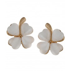 Deals, Discounts & Offers on Earings and Necklace - Flat 70% off on Fayon White Alloy Stud Earrings