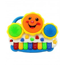Deals, Discounts & Offers on Baby & Kids - Saffire Multicolour Drum Keyboard Musical Toy