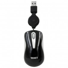 Deals, Discounts & Offers on Accessories - Texet Mini Retractable Optical Mouse M034