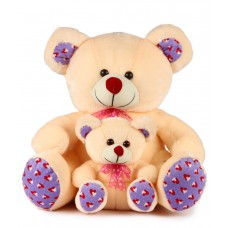 Deals, Discounts & Offers on Accessories - Deals India Cream mother and Baby Teddy Bear