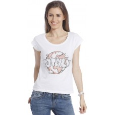Deals, Discounts & Offers on Women Clothing - Flat 50% off on Women's Round Neck T-Shirt