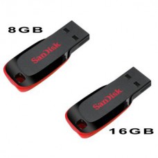 Deals, Discounts & Offers on Computers & Peripherals - Combo of Sandisk Cruzer Blade 8GB + 16GB Pendrive