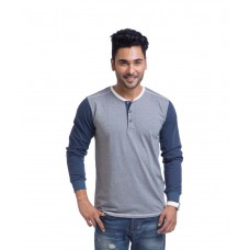 Deals, Discounts & Offers on Men Clothing - Cult Fiction Gray Cotton Round Neck Full Sleeves Shirt