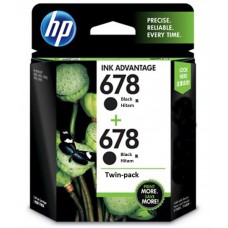Deals, Discounts & Offers on Computers & Peripherals - HP 678 Black Ink Cartridge - Pack of 2